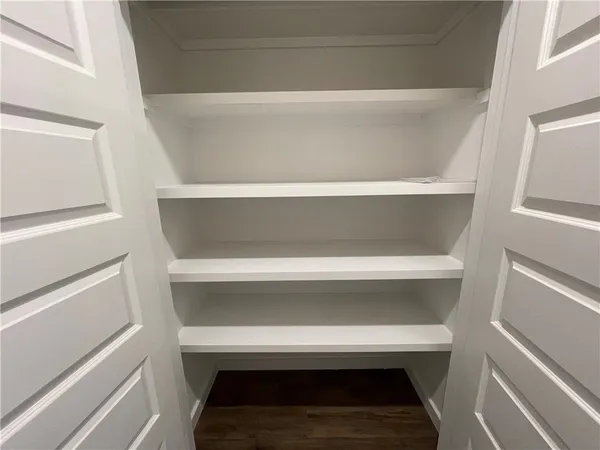a close view of washer and dryer