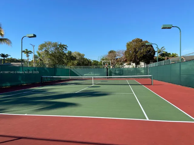 a view of a tennis court