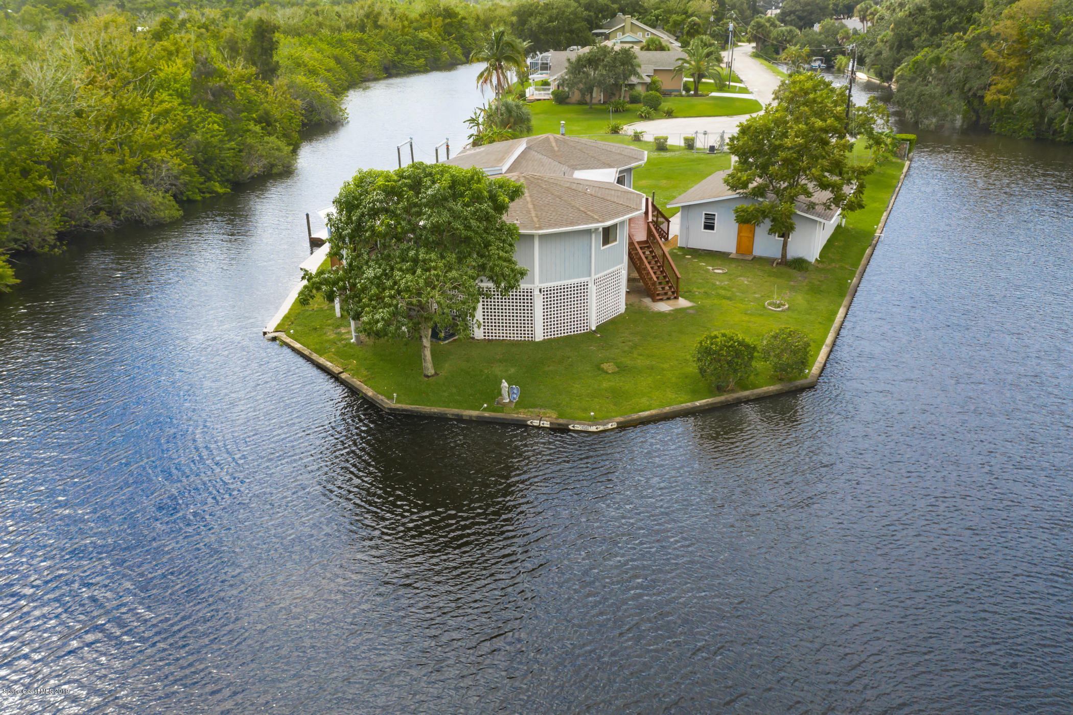 1191 Sunswept Road Northeast Palm Bay, FL 32905 - Photo 1 of 40 Stunning waterviews from every room
