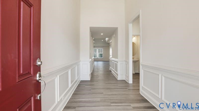 1792 Outrigger Drive Chester, VA 23836 - Photo 2 of 45 a view of a hallway with wooden floor