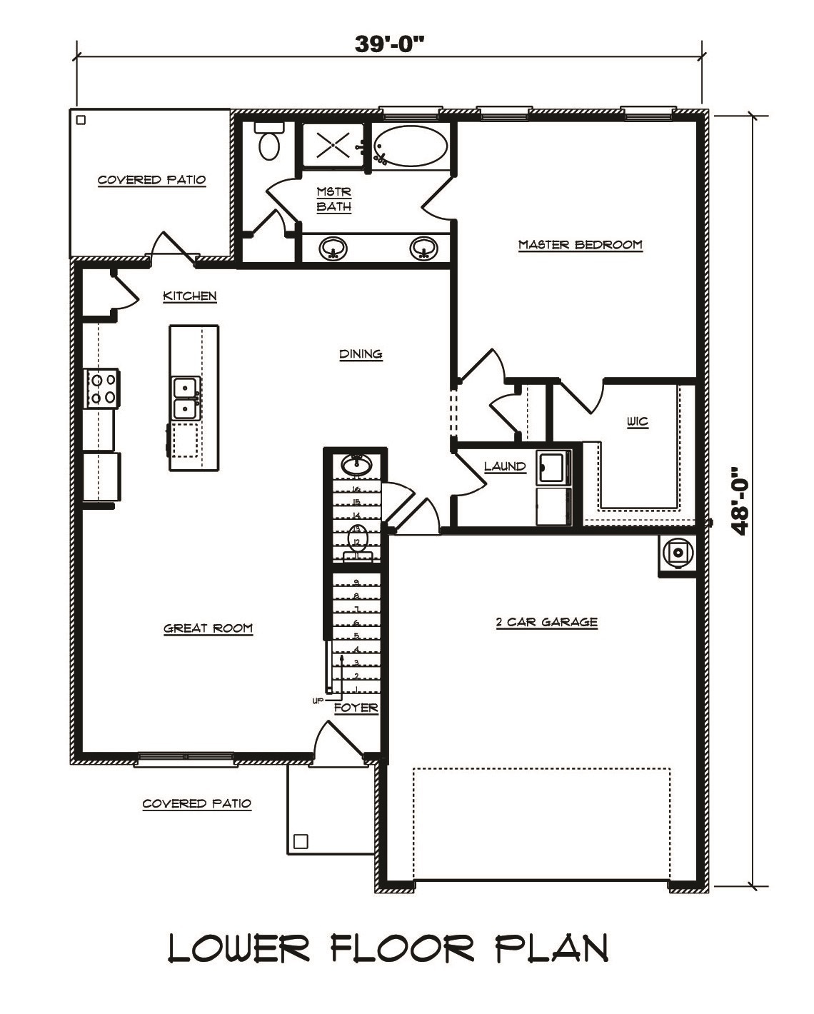 16594 Prado Loop Loxley, AL 36551 - Photo 13 of 14 1st story floor plan