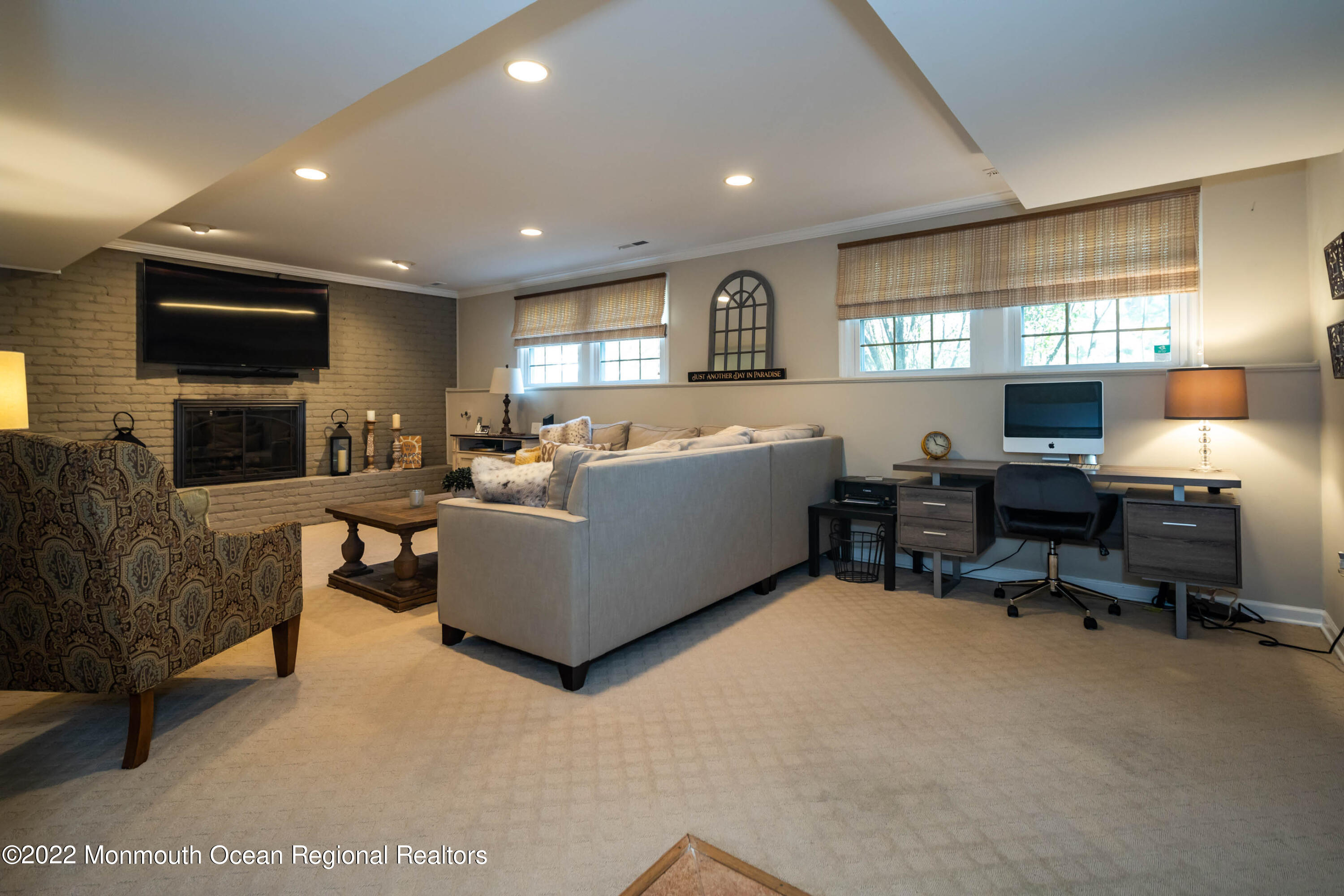 361 Dwight Road Middletown, NJ 07748 - Photo 26 of 39 a living room with furniture window and a flat screen tv