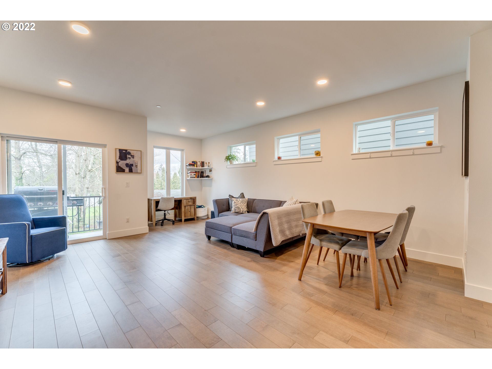 4209 Southeast 80th Avenue Portland, OR 97206 - Photo 4 of 32 a living room with furniture and a wooden floor