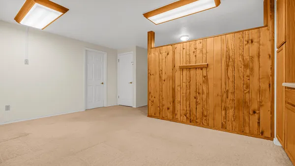 a view of an empty room