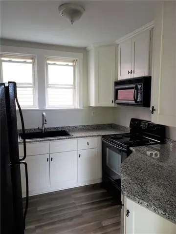 an entryway with closet