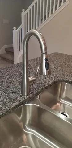 a close view of sink
