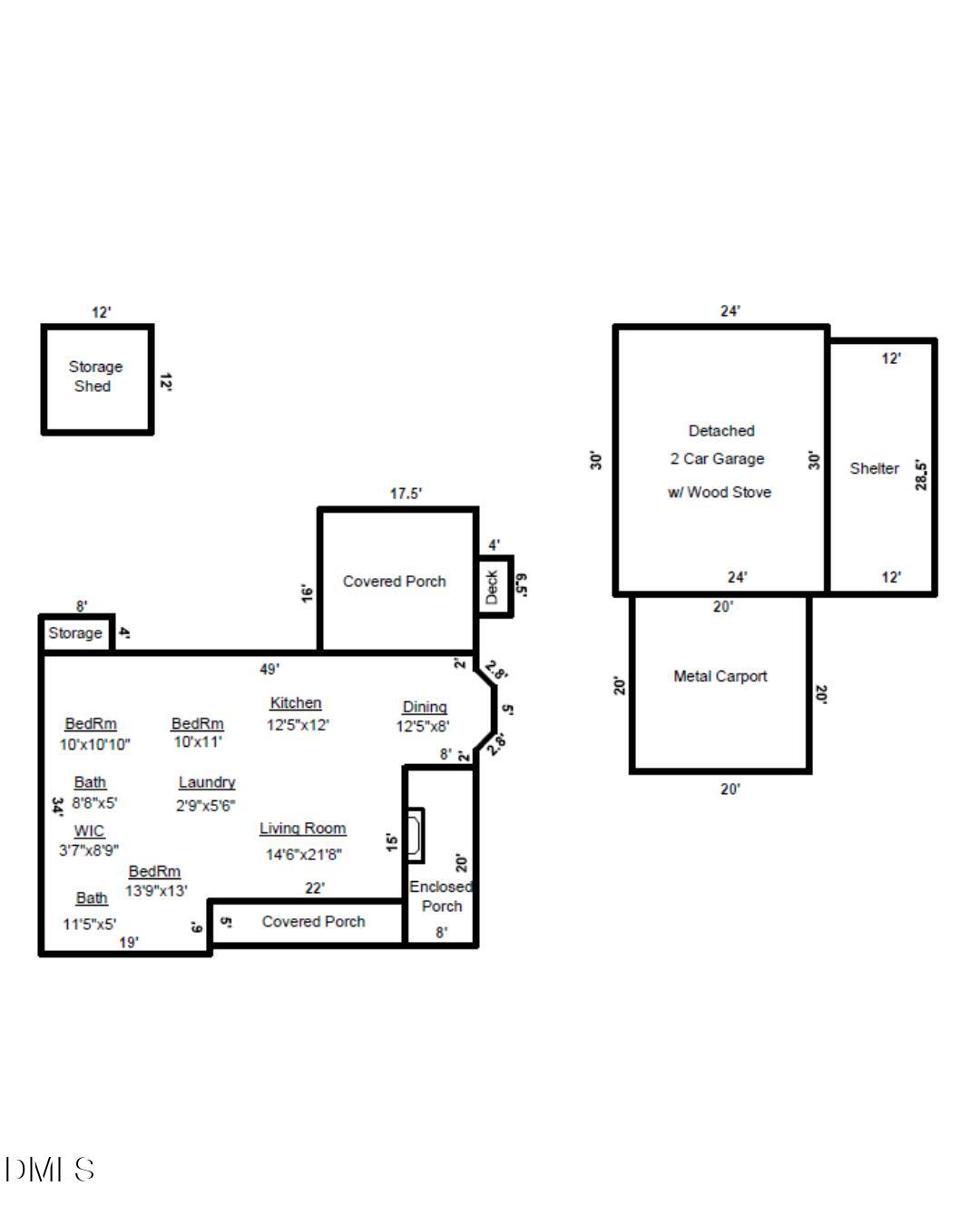 229 Plantation Road Clayton, NC 27520 - Photo 32 of 32 a picture of a floor plan