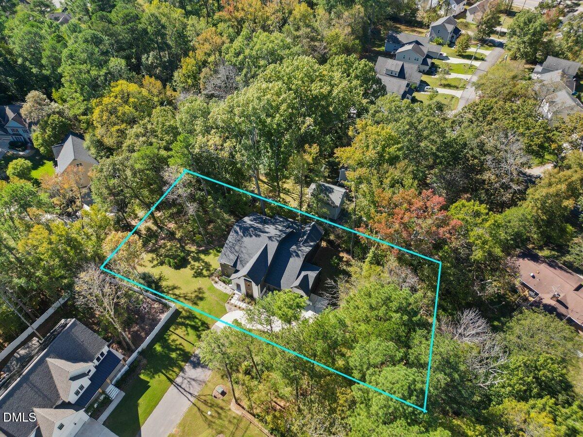 5406 Garrett Road Durham, NC 27707 - Photo 70 of 80 DJI_0031lotlines