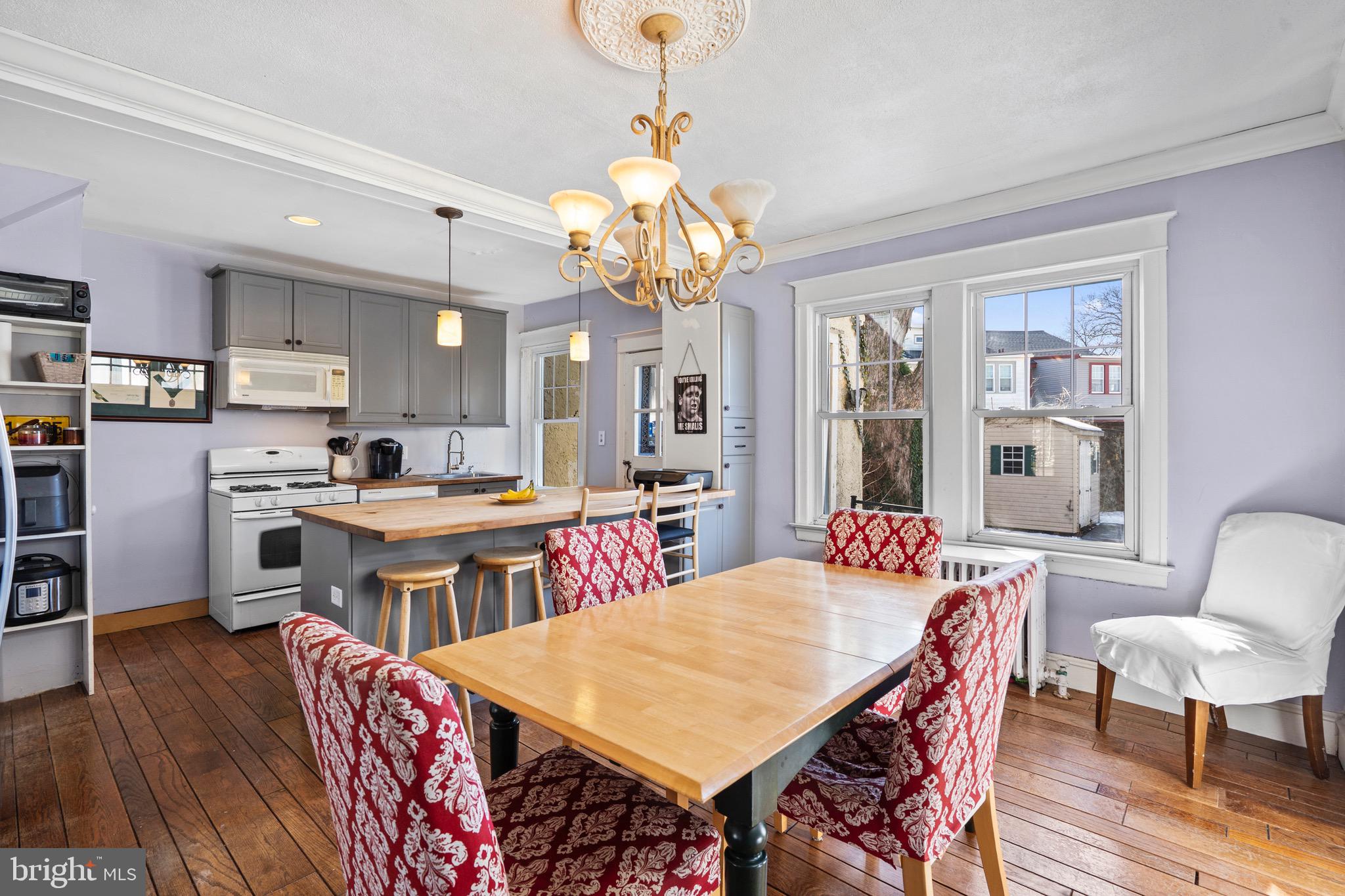 122 Wilson Avenue Havertown, PA 19083 - Photo 10 of 30 a view of a dining room with furniture and wooden floor