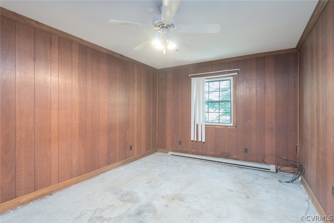 3617 Frontier Drive Richmond, VA 23225 - Photo 17 of 38 an empty room with windows and fan