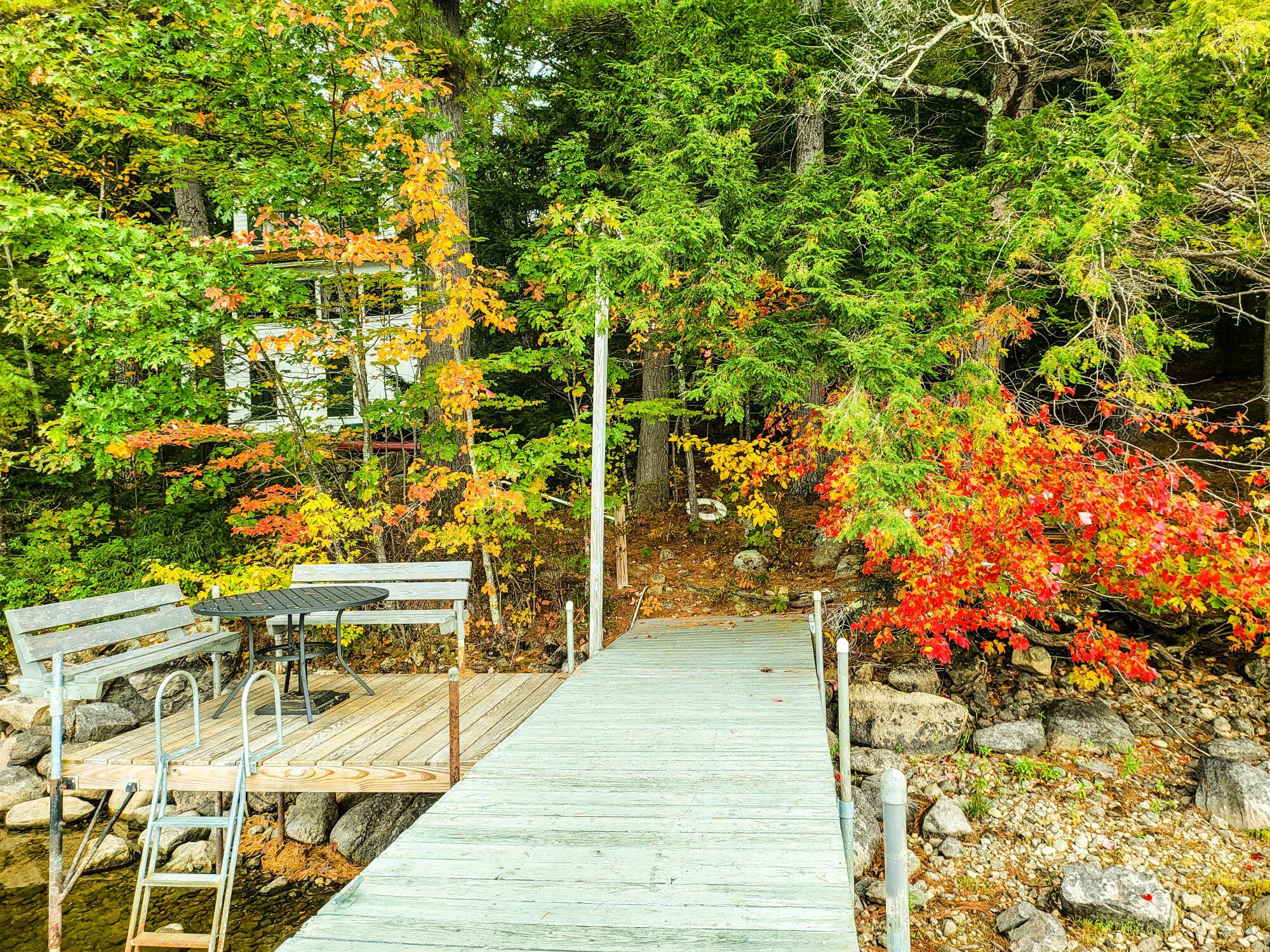 181 Sebago Haven Road Casco, ME 04015 - Photo 26 of 33 View of the house from the dock