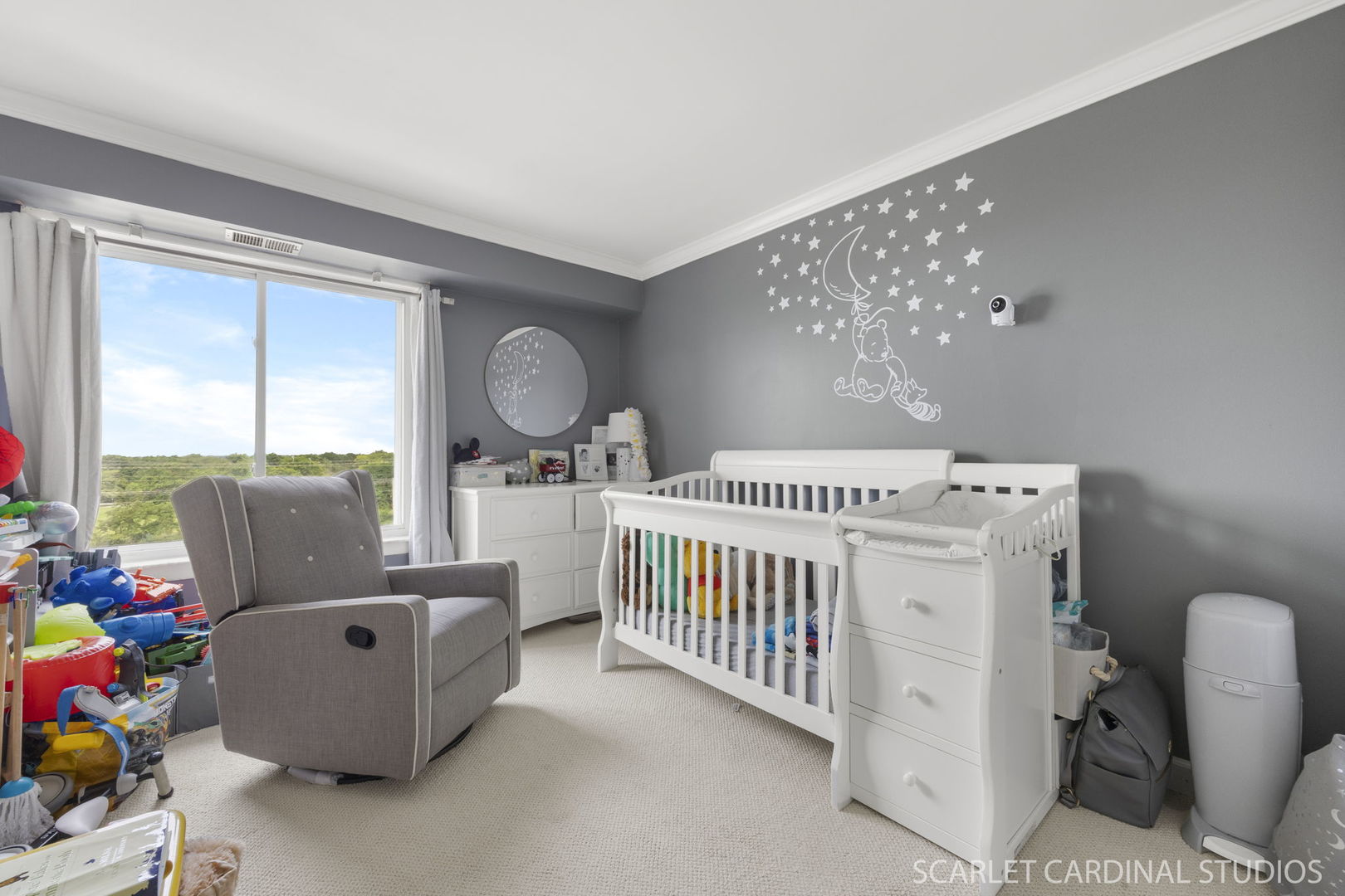 5400 Walnut Avenue, Unit 805 Downers Grove, IL 60515 - Photo 4 of 10 a bedroom with furniture and a large window