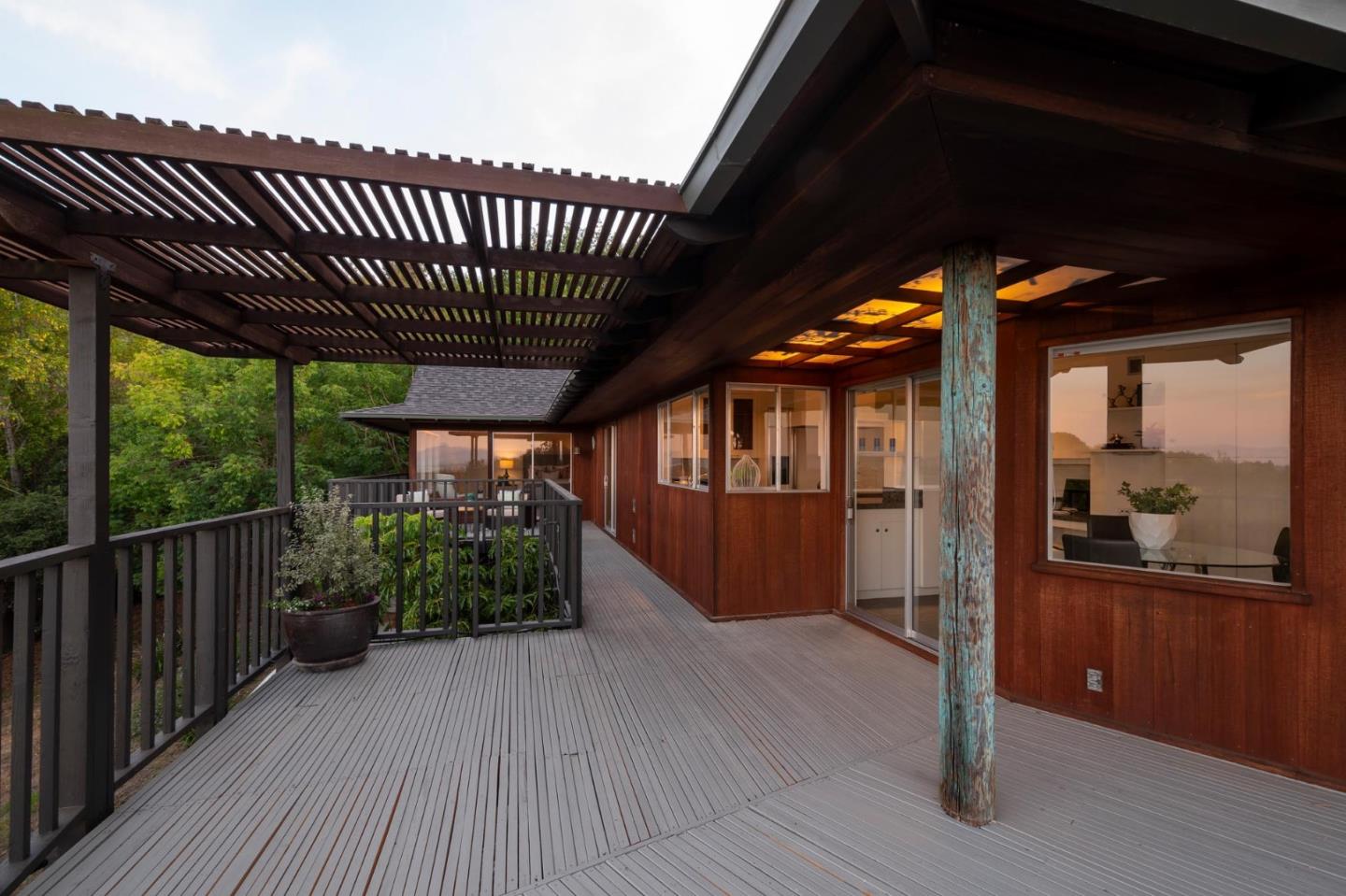 210 Hardwick Road Woodside, CA 94062 - Photo 21 of 29 a view of porch with green space