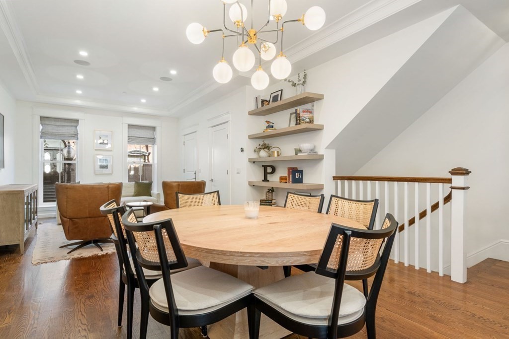 34 Dwight Street, Unit 1 Boston, MA 02118 - Photo 15 of 40 a view of a dining room with furniture and wooden floor