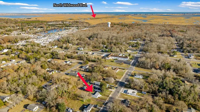 a view of city and ocean