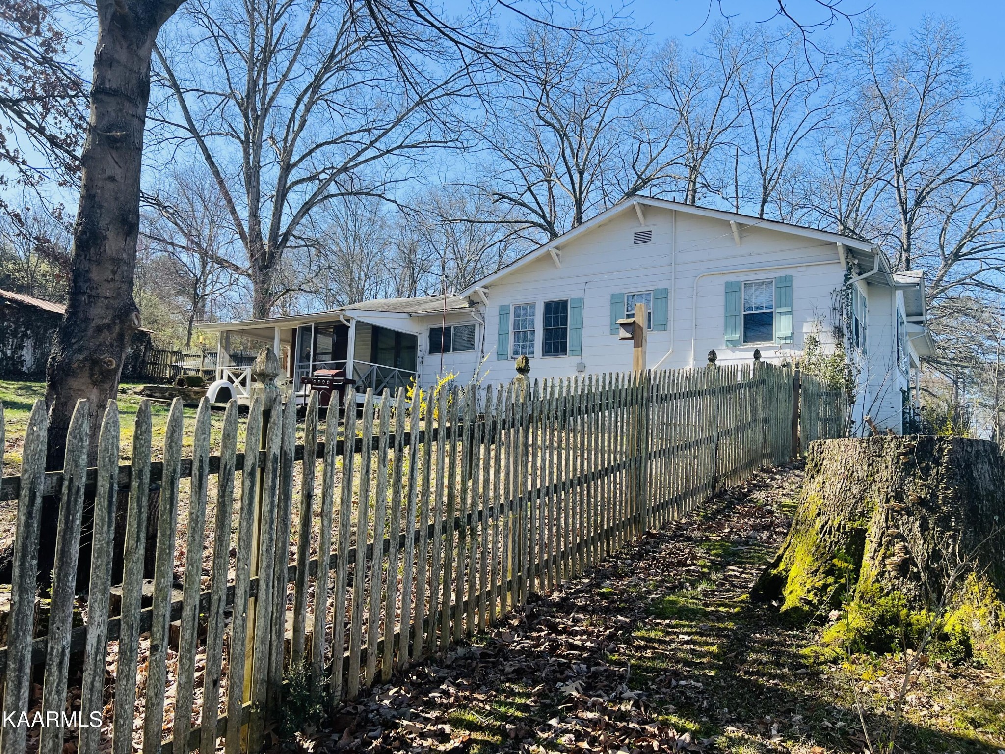 2108 Maple Drive Knoxville, TN 37918 - Photo 8 of 9 a front view of house yard with trees