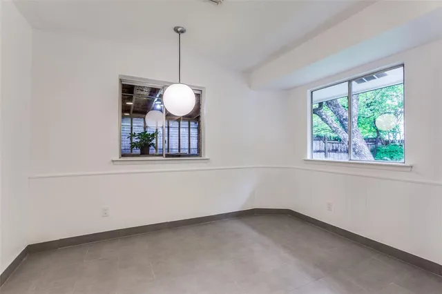 a view of a room and window