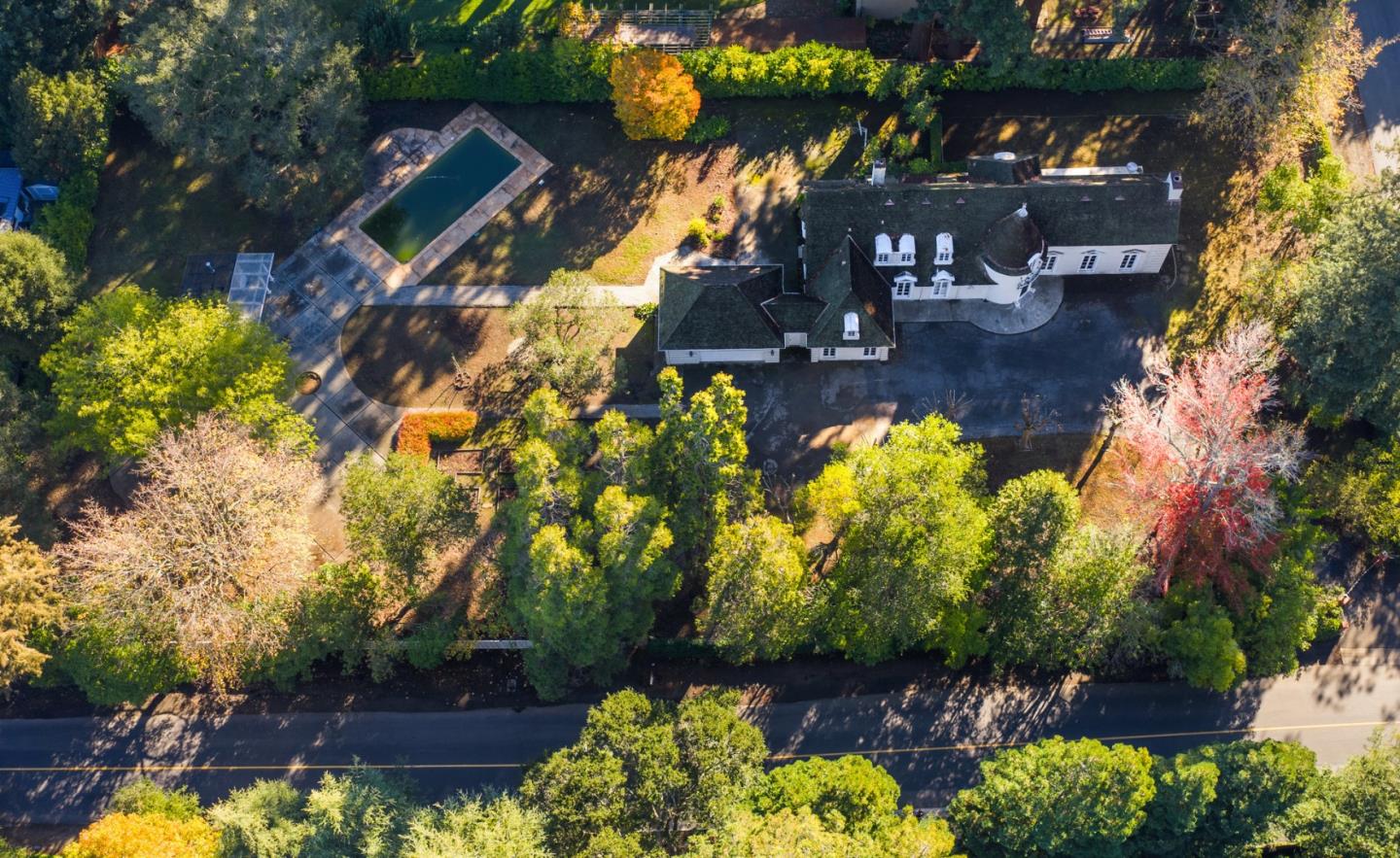 123 Stockbridge Avenue Atherton, CA 94027 - Photo 16 of 22 a view of a house with a yard