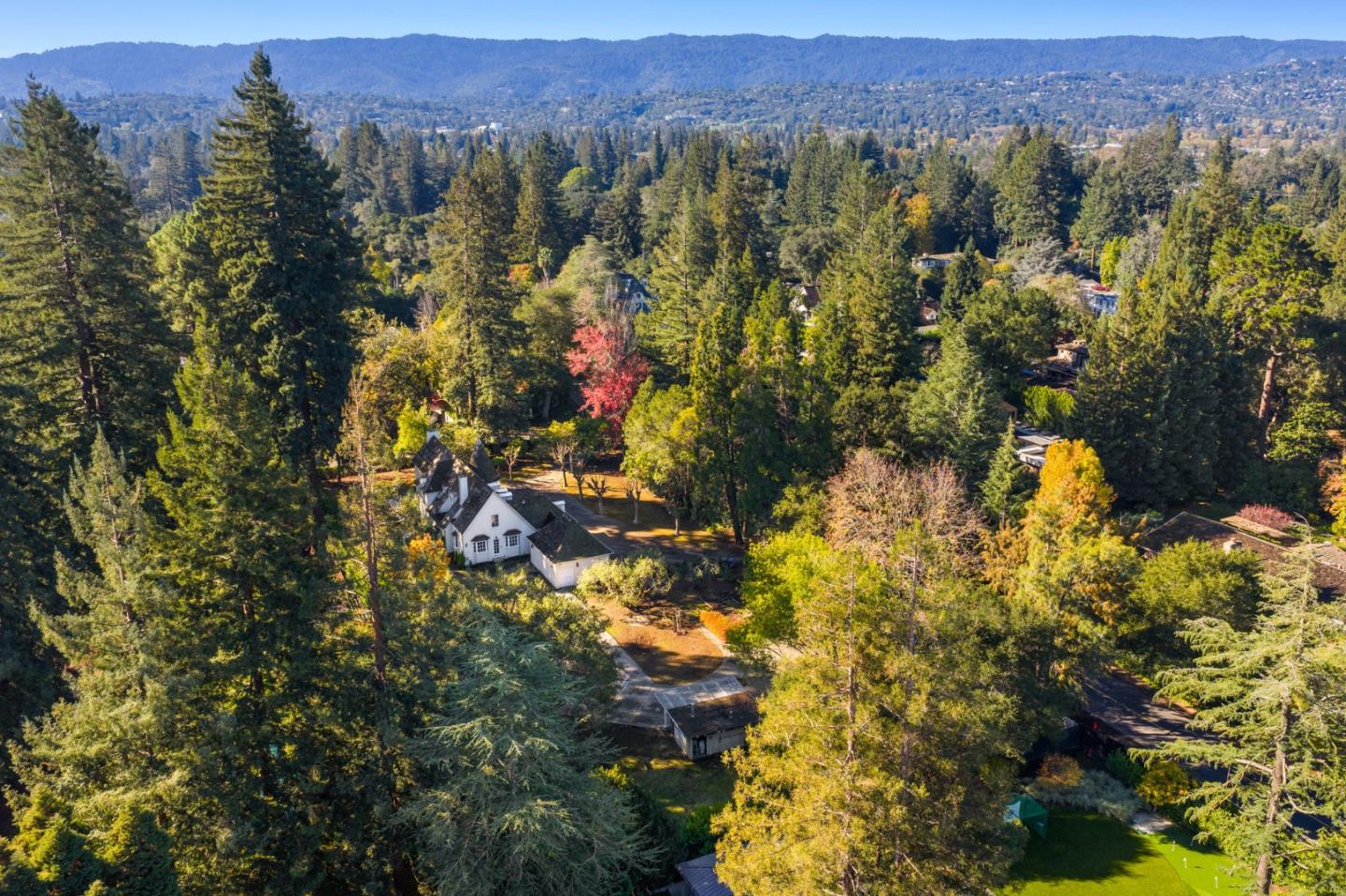 123 Stockbridge Avenue Atherton, CA 94027 - Photo 19 of 22 a view of a city with lush green forest