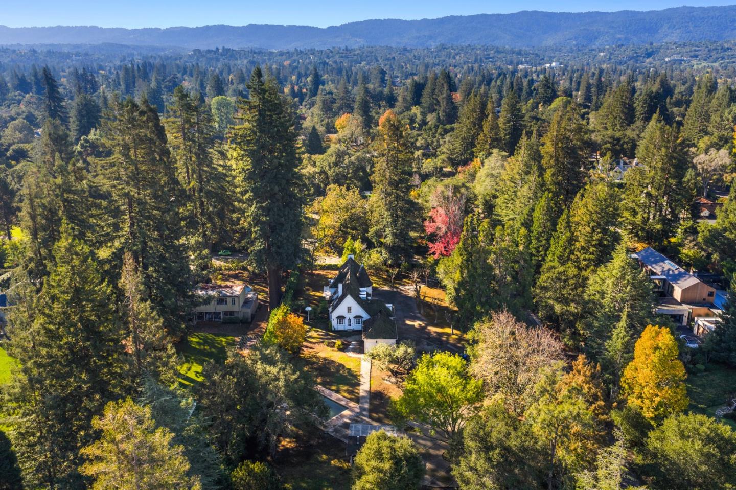 123 Stockbridge Avenue Atherton, CA 94027 - Photo 21 of 22 a view of a lot of trees and mountains