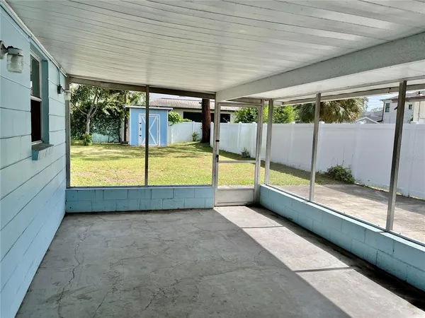 a view of an empty room with window