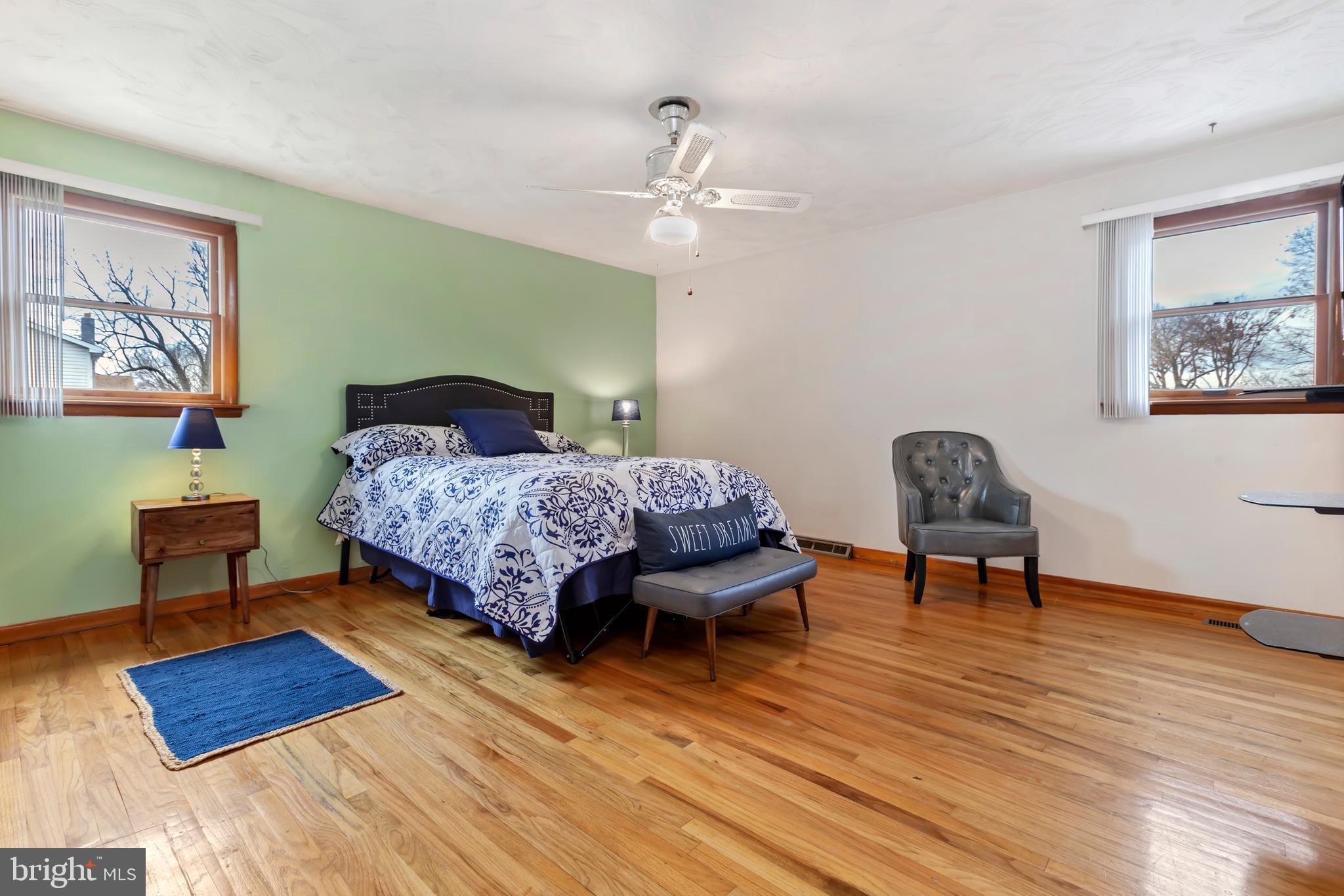 2446 Lodge Farm Road Sparrows Point, MD 21219 - Photo 10 of 52 Primary Bdrm large enough for King Bed +, Hardwood