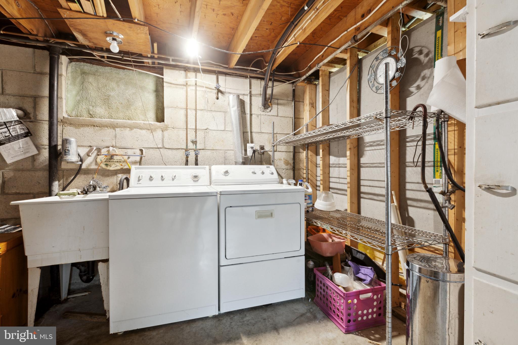 2446 Lodge Farm Road Sparrows Point, MD 21219 - Photo 27 of 52 Laundry Area with Wash Tub - Basement