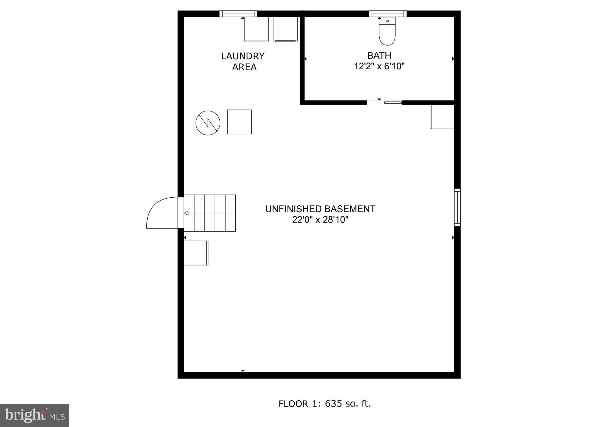 2446 Lodge Farm Road Sparrows Point, MD 21219 - Photo 29 of 52 4th Level, Basement, Storage, Plumbed 2nd Bath