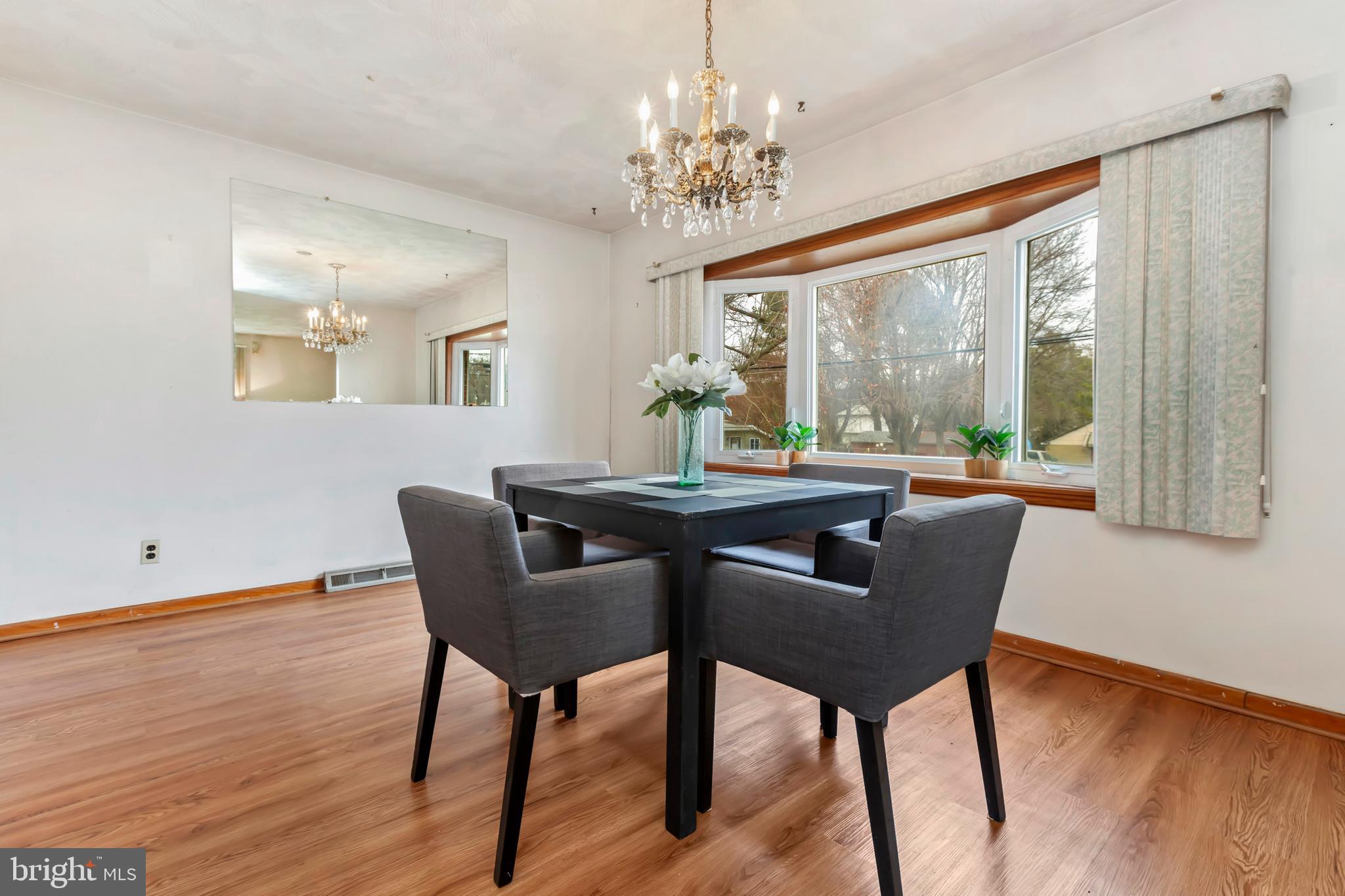 2446 Lodge Farm Road Sparrows Point, MD 21219 - Photo 5 of 52 Dining Room with Bay Window