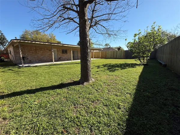 a view of a back yard
