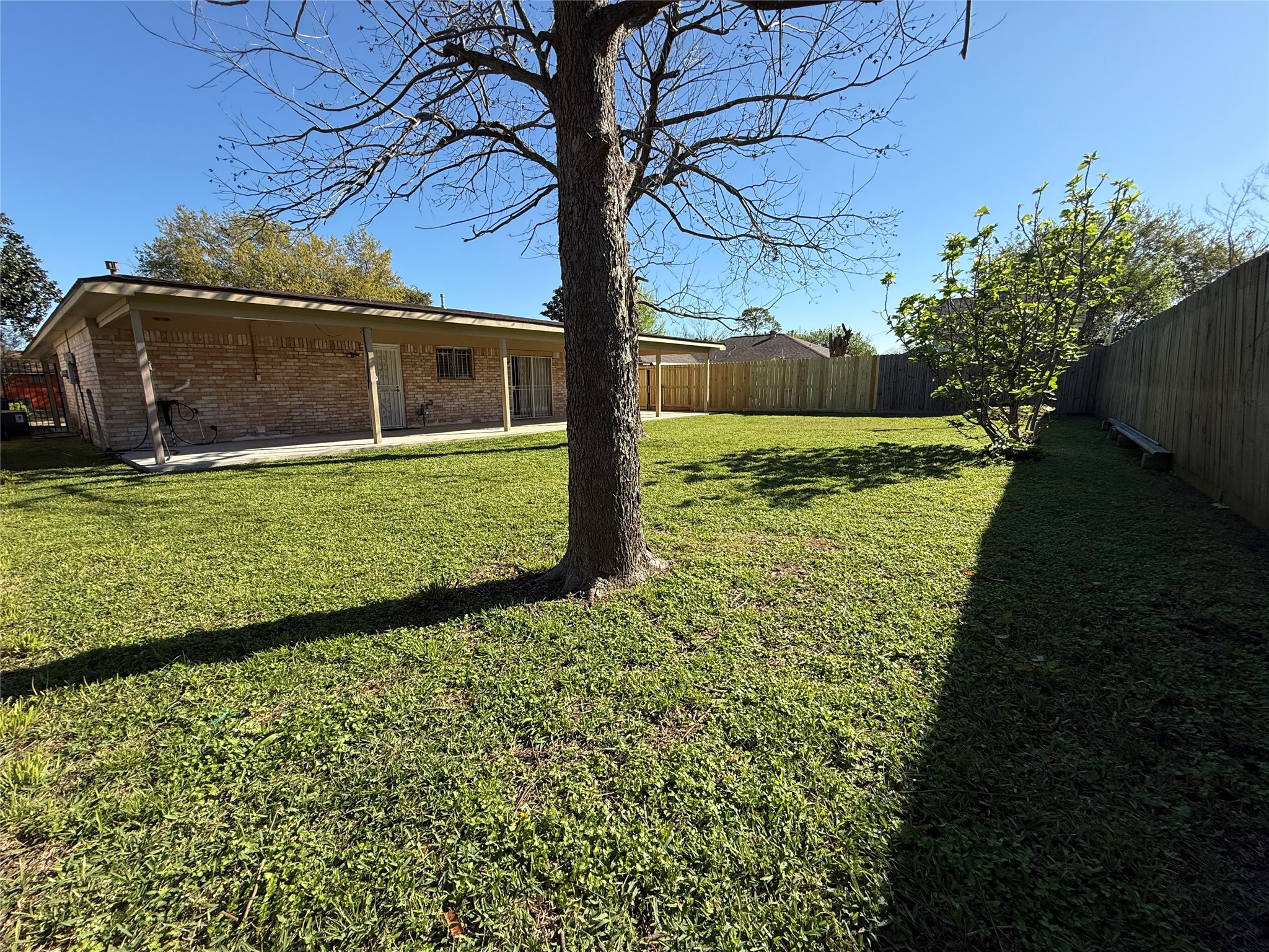 4114 Connorvale Road Houston, TX 77039 - Photo 11 of 18 a view of a back yard
