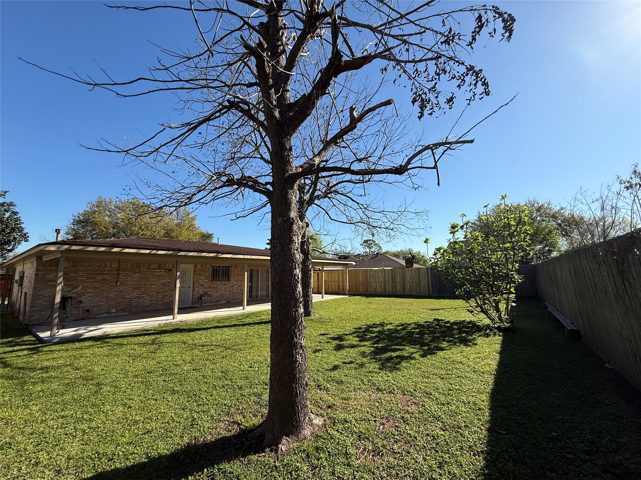 4114 Connorvale Road Houston, TX 77039 - Photo 12 of 18 a view of a backyard