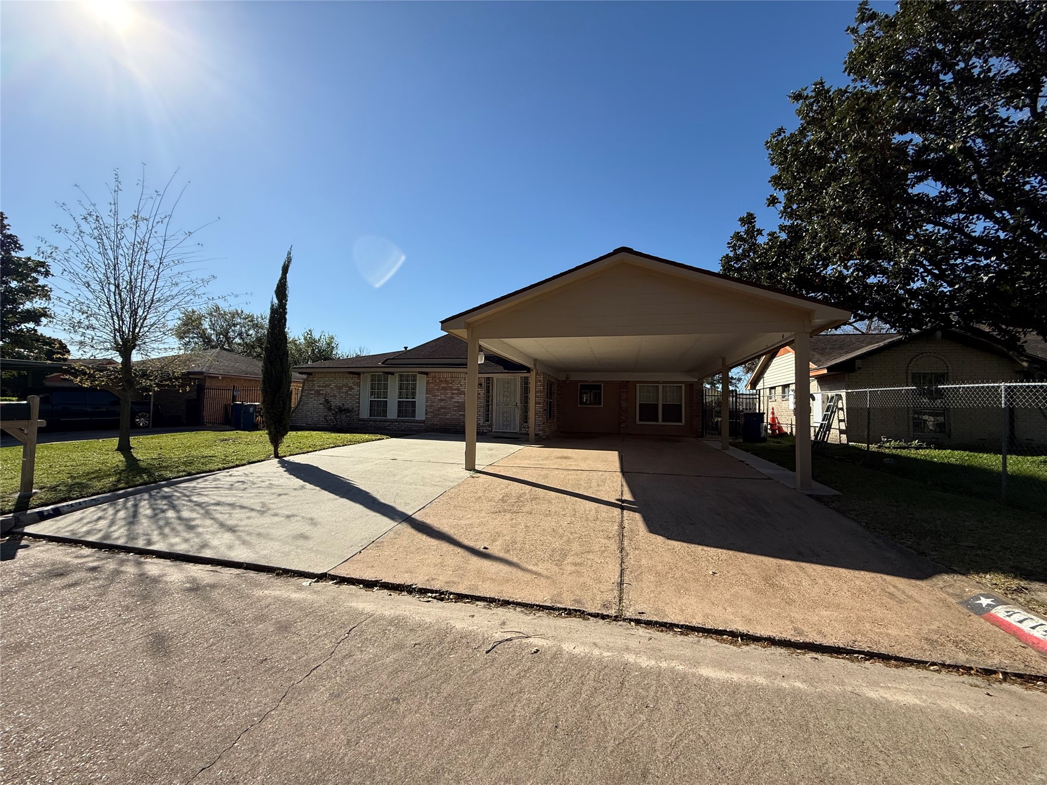 4114 Connorvale Road Houston, TX 77039 - Photo 2 of 18 a house view with a outdoor space