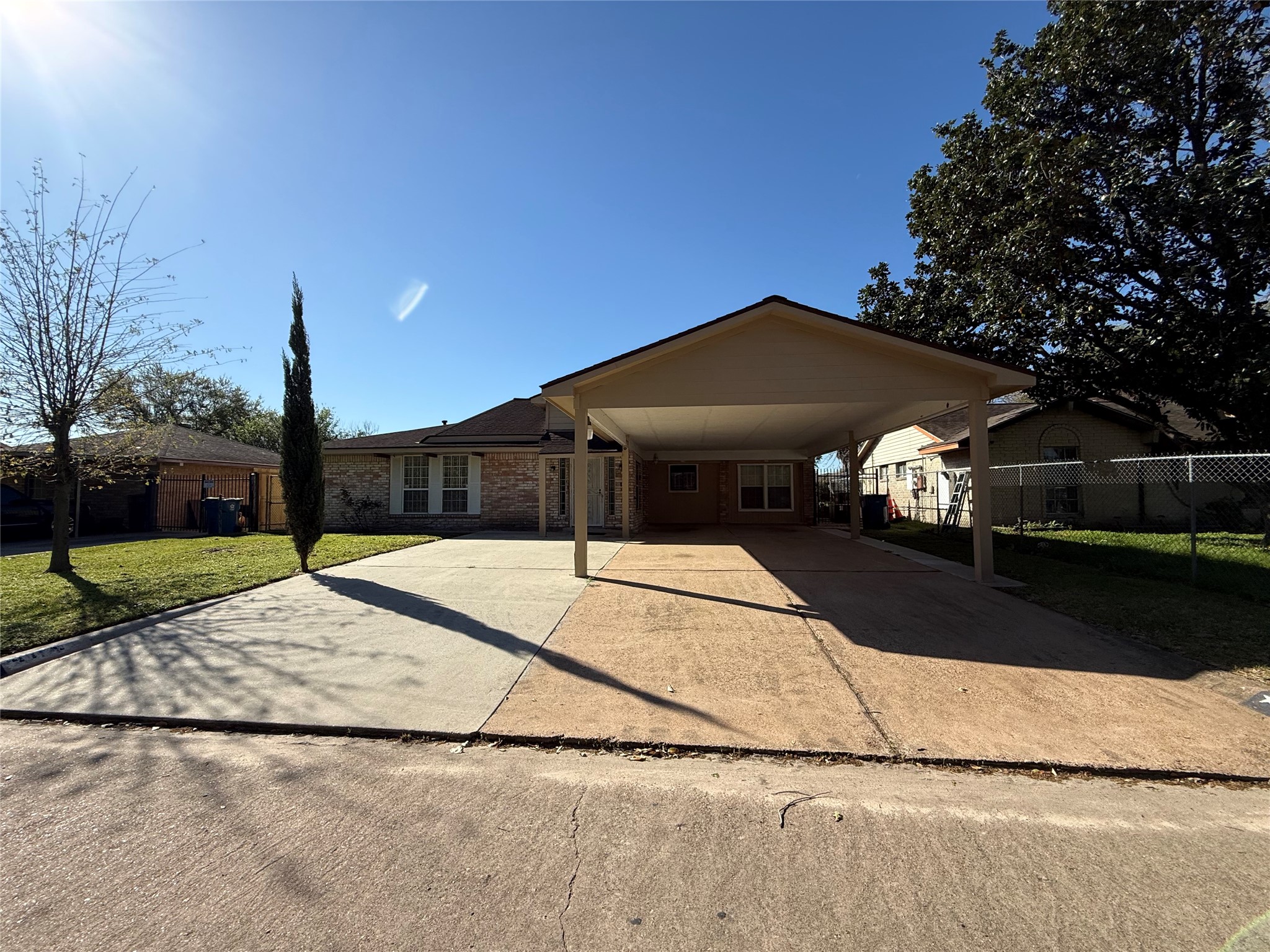 4114 Connorvale Road Houston, TX 77039 - Photo 5 of 18 a front view of a house with a yard