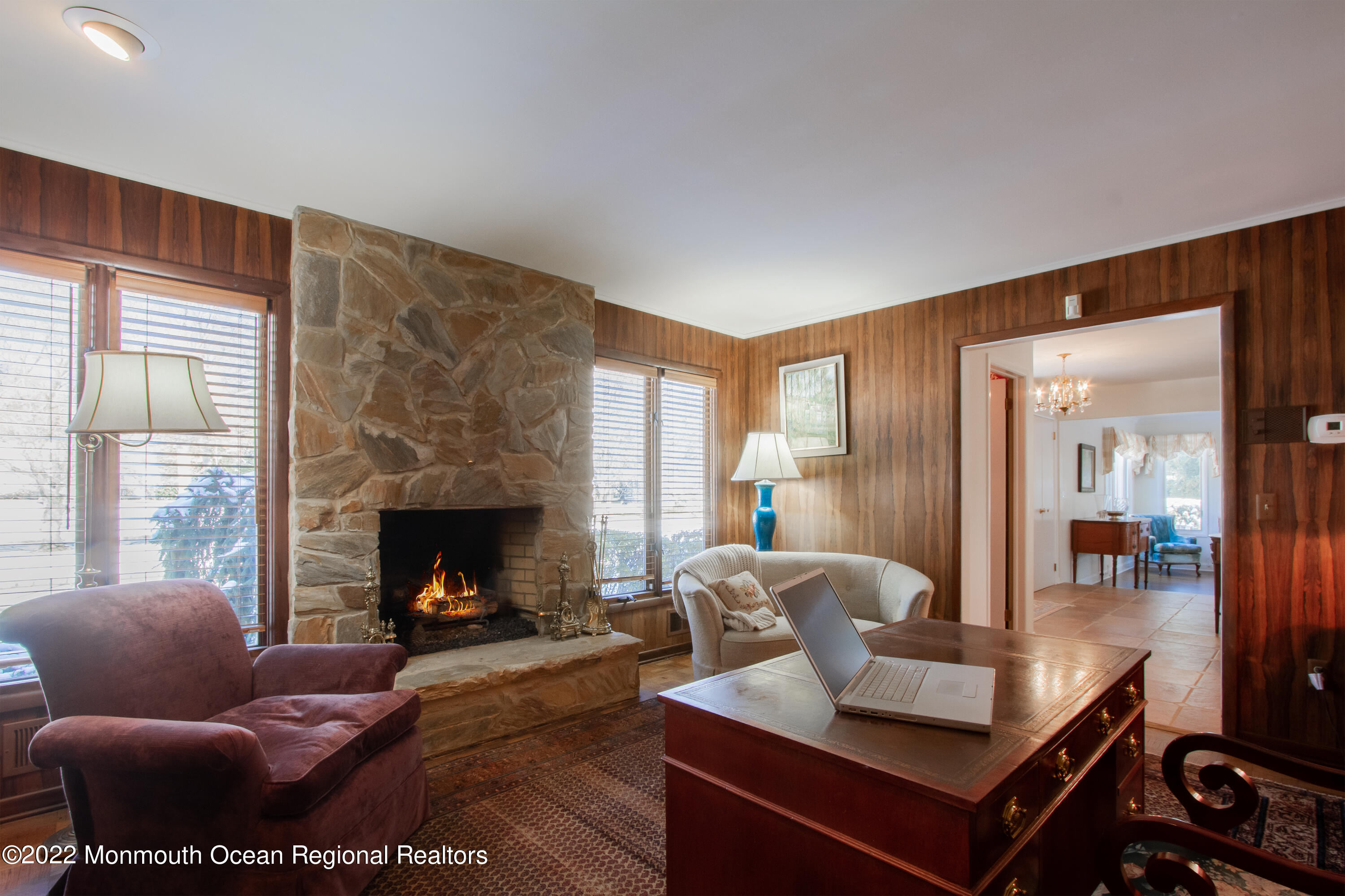 2 Woods End Road Rumson, NJ 07760 - Photo 13 of 35 a living room with furniture fireplace and window