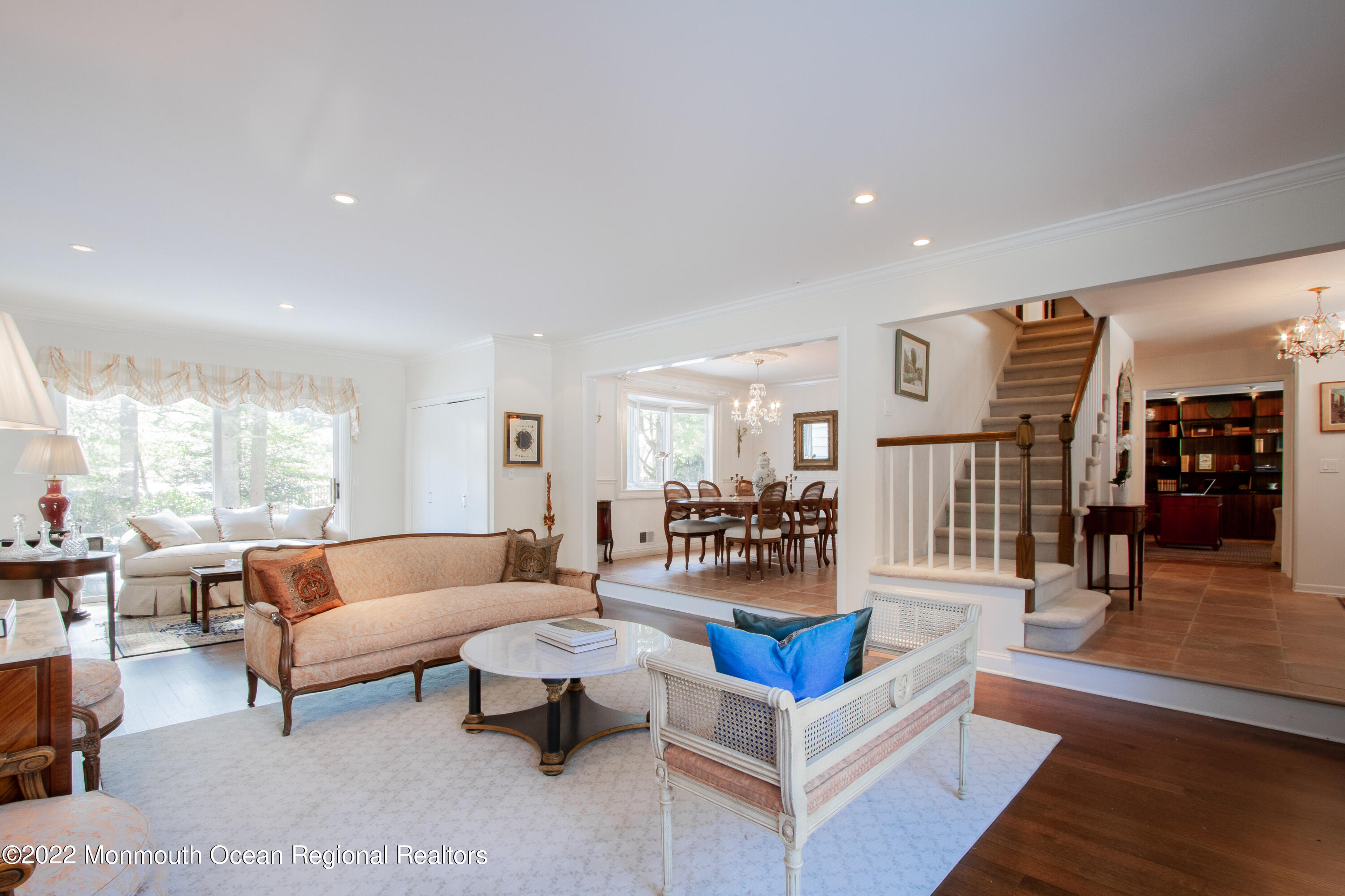 2 Woods End Road Rumson, NJ 07760 - Photo 2 of 35 a living room with furniture and wooden floor