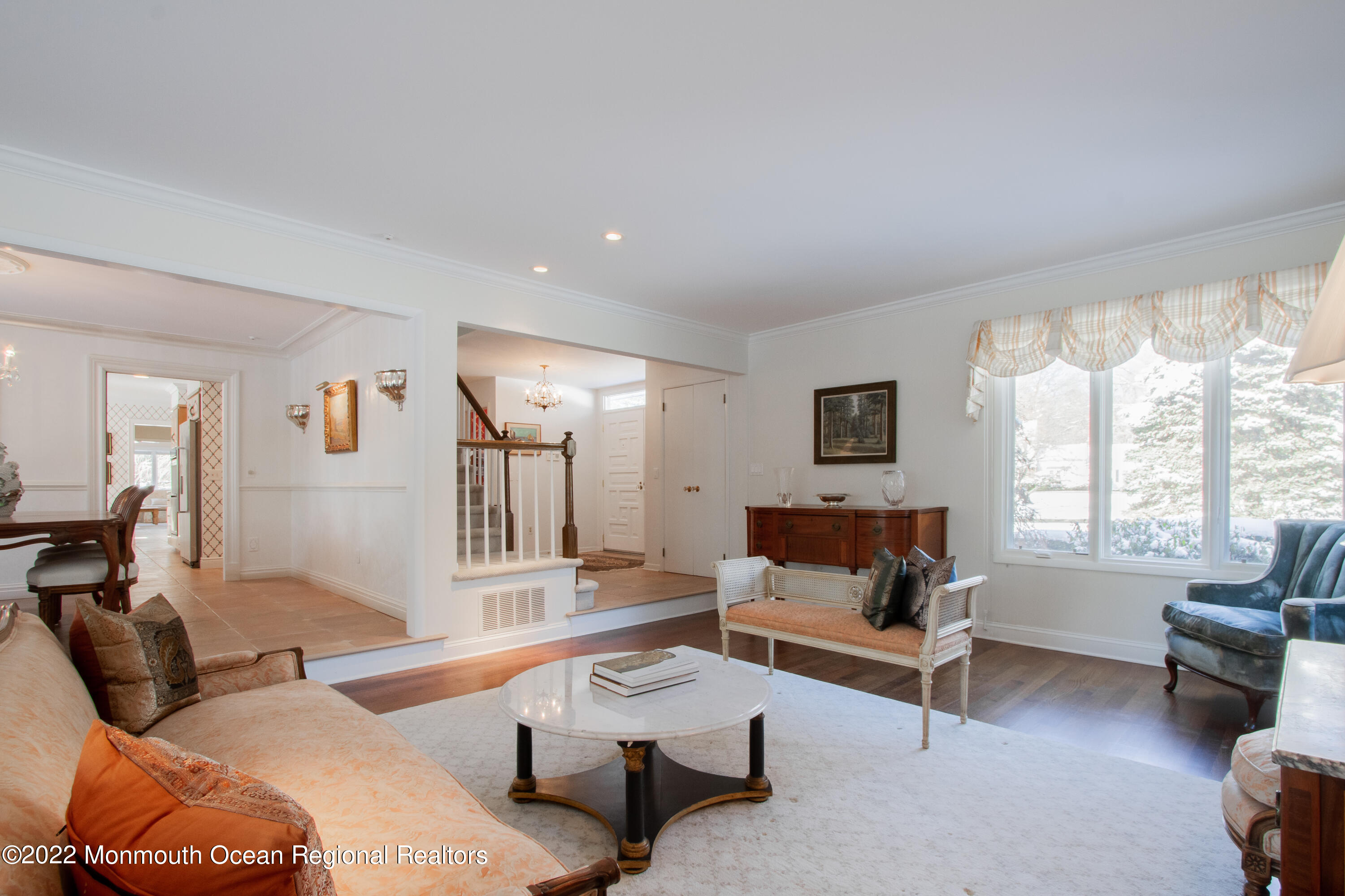 2 Woods End Road Rumson, NJ 07760 - Photo 3 of 35 a living room with furniture and a large window