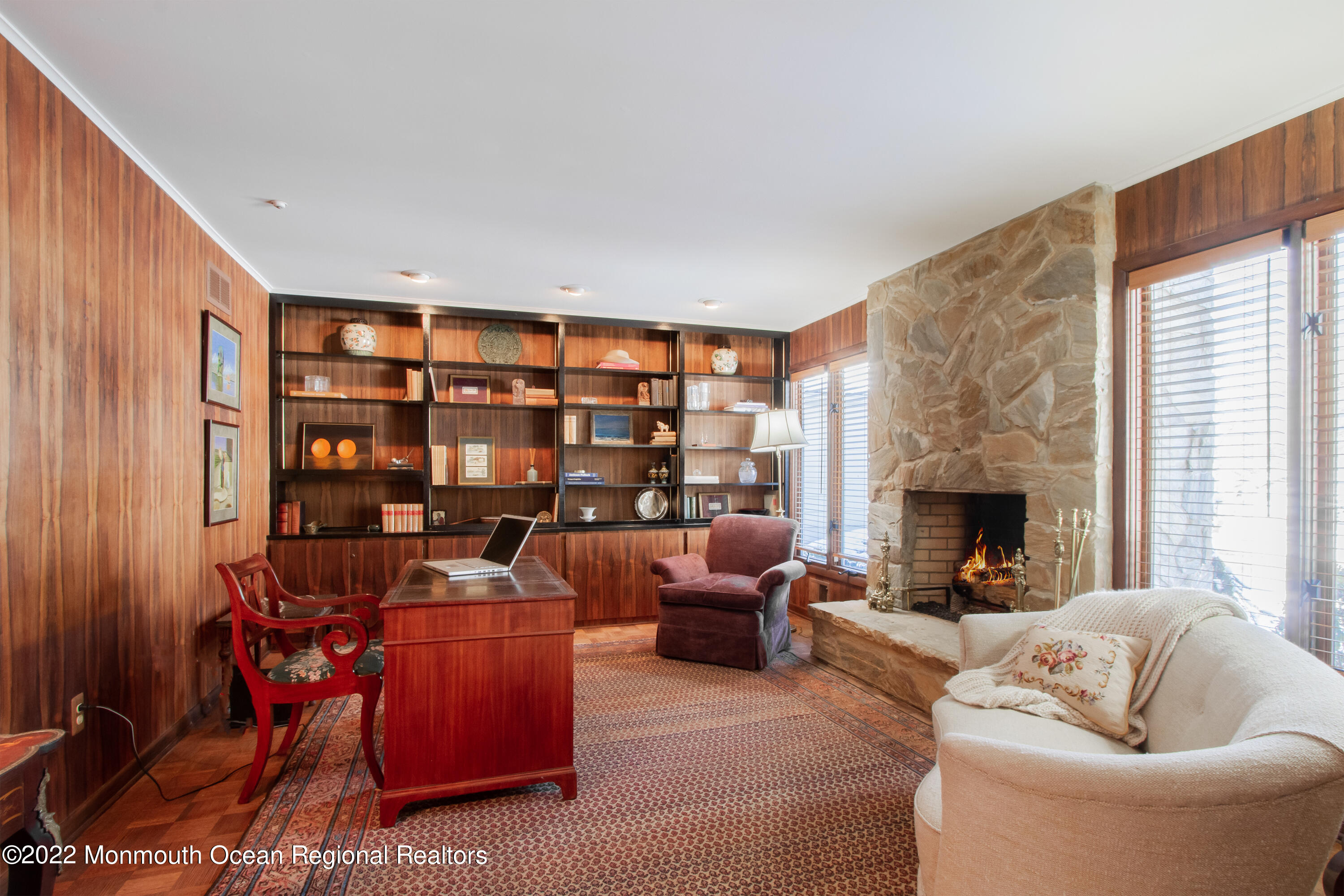2 Woods End Road Rumson, NJ 07760 - Photo 6 of 35 a living room with furniture and a fireplace