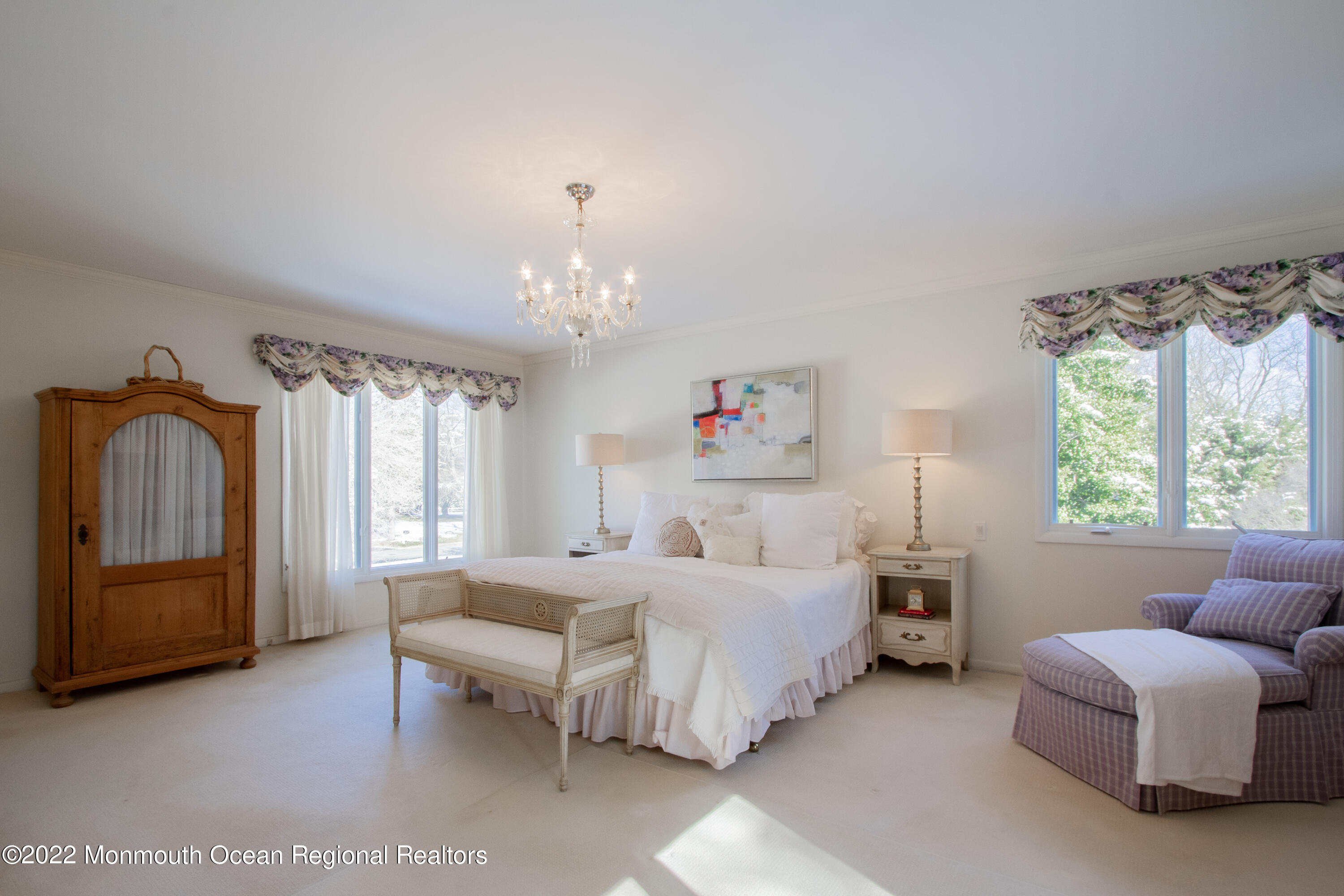 2 Woods End Road Rumson, NJ 07760 - Photo 10 of 35 a bedroom with a bed couch and window