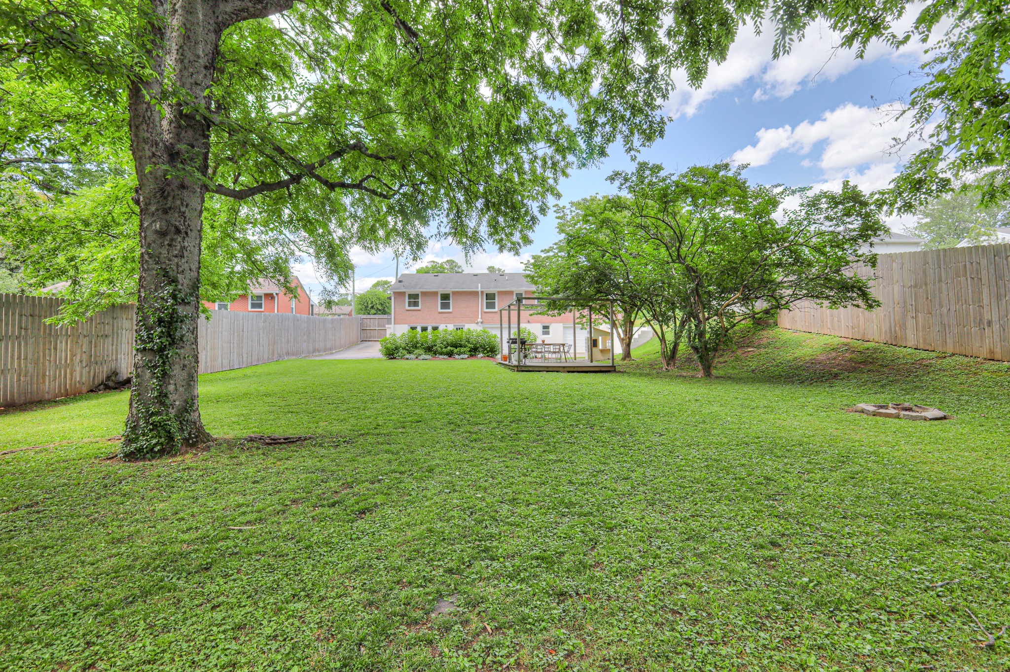 691 Harding Place Nashville, TN 37211 - Photo 45 of 54 a view of yard with grass and a trees