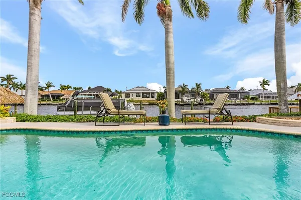 a house view with outdoor seating space