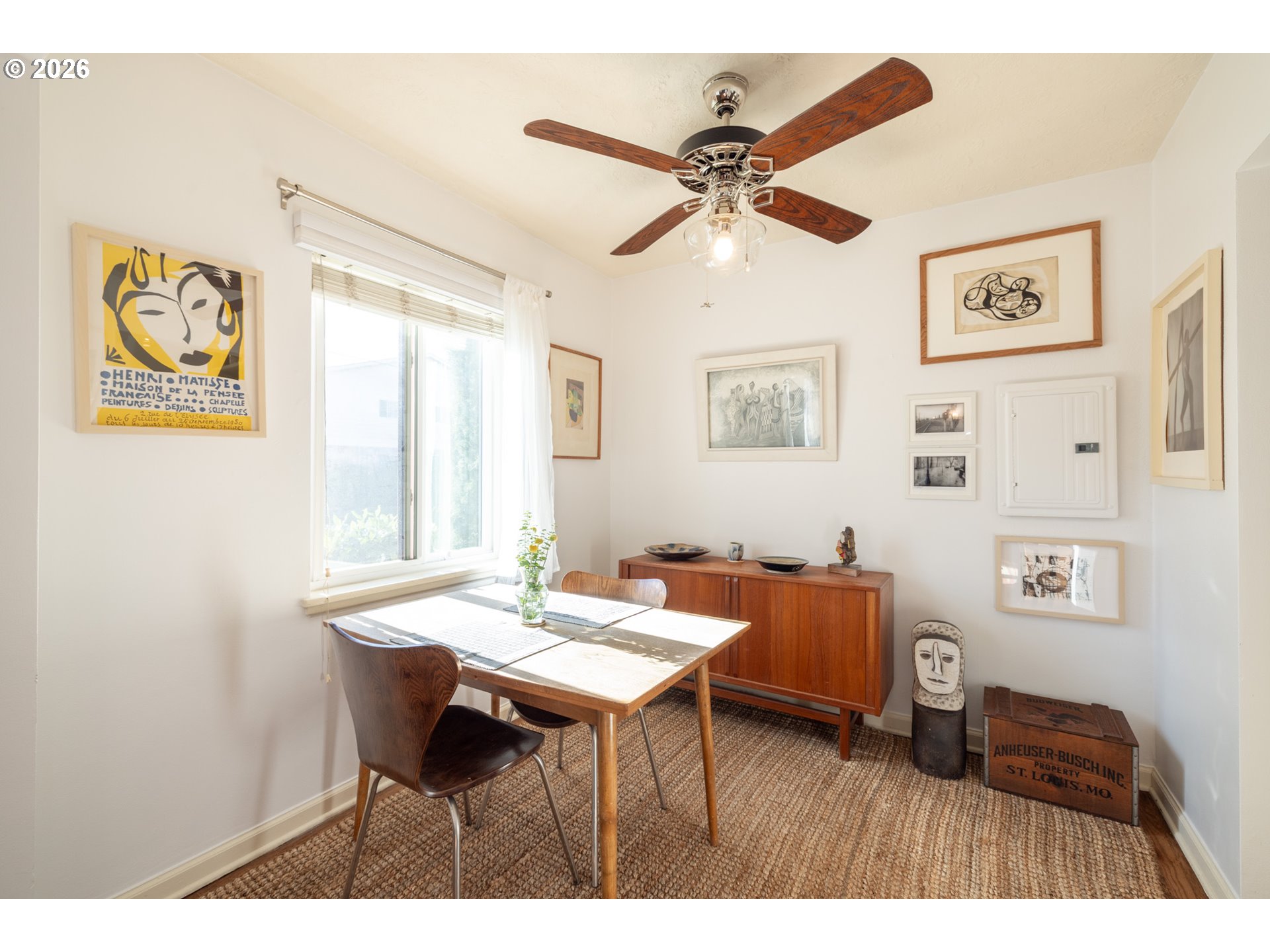 2123 Northeast Clackamas Street, Unit 5 Portland, OR 97232 - Photo 11 of 31 a view of a dining room with furniture window and wooden floor