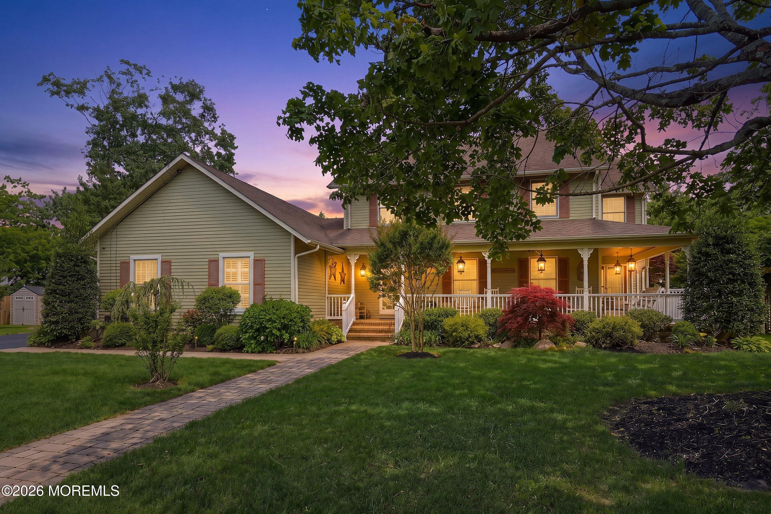 107 Frog Hollow Road Forked River, NJ 08731 - Photo 4 of 52 04-Front Right Virtual Spring Twilight