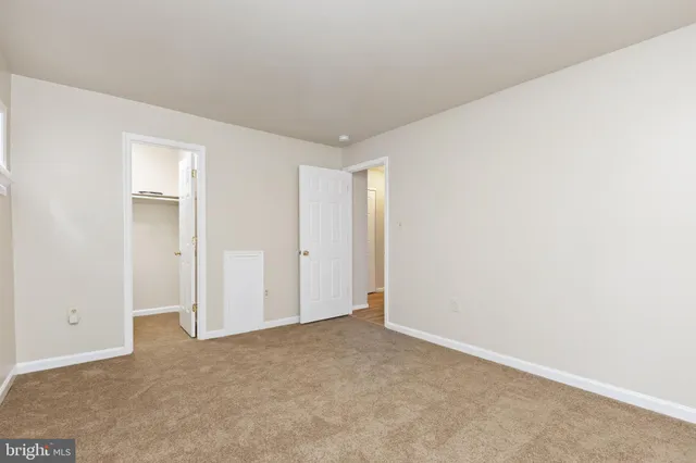 a view of an empty room