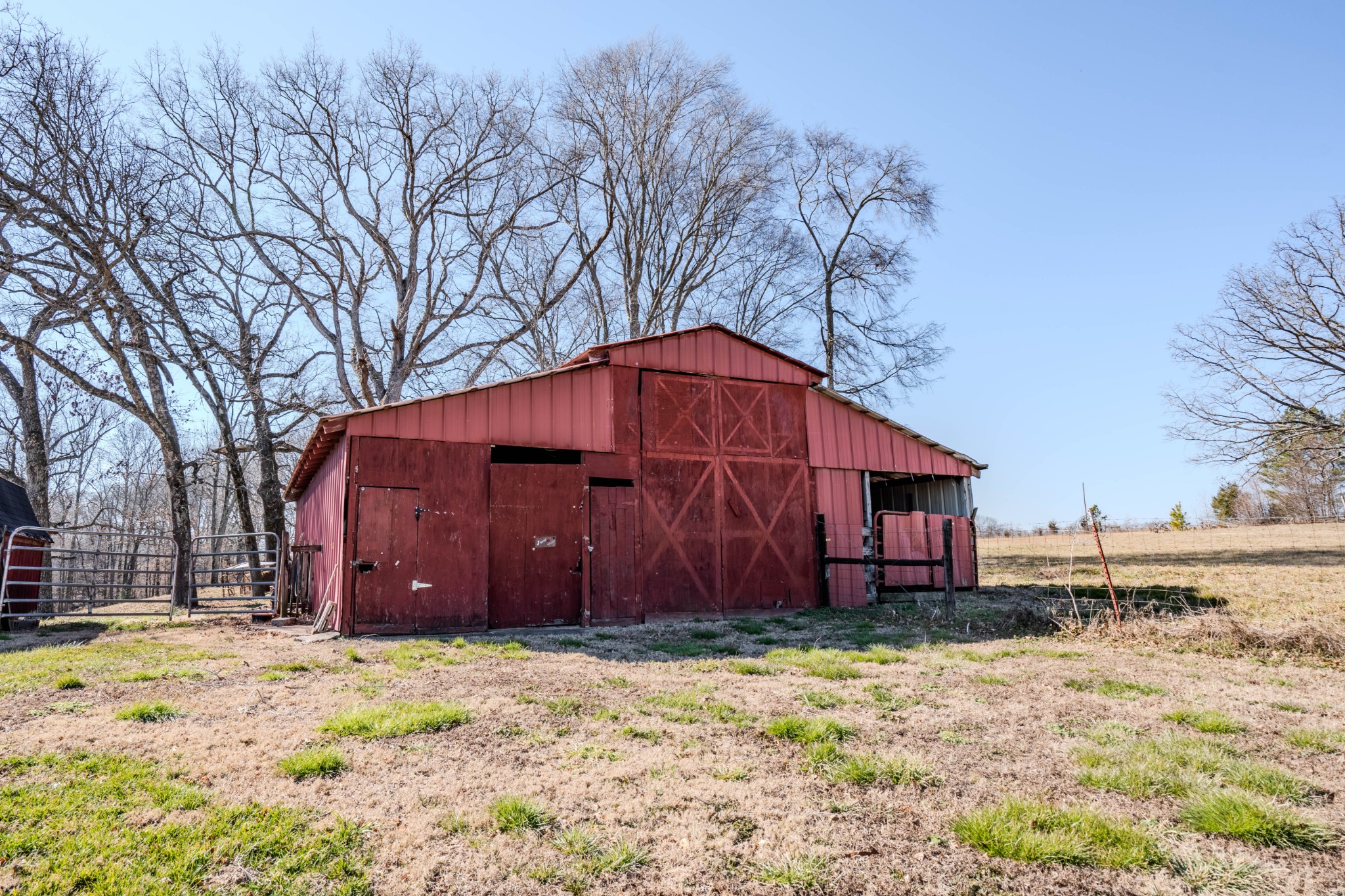 25 Peters Lane Loretto, TN 38469 - Photo 41 of 44 a view of a barn in the yard with large tree