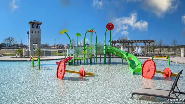 a view of outdoor space with seating