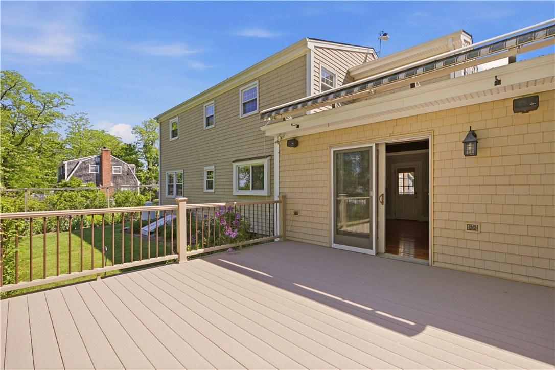 5 Heritage Road Bristol, RI 02809 - Photo 41 of 50 View into house from Back Deck