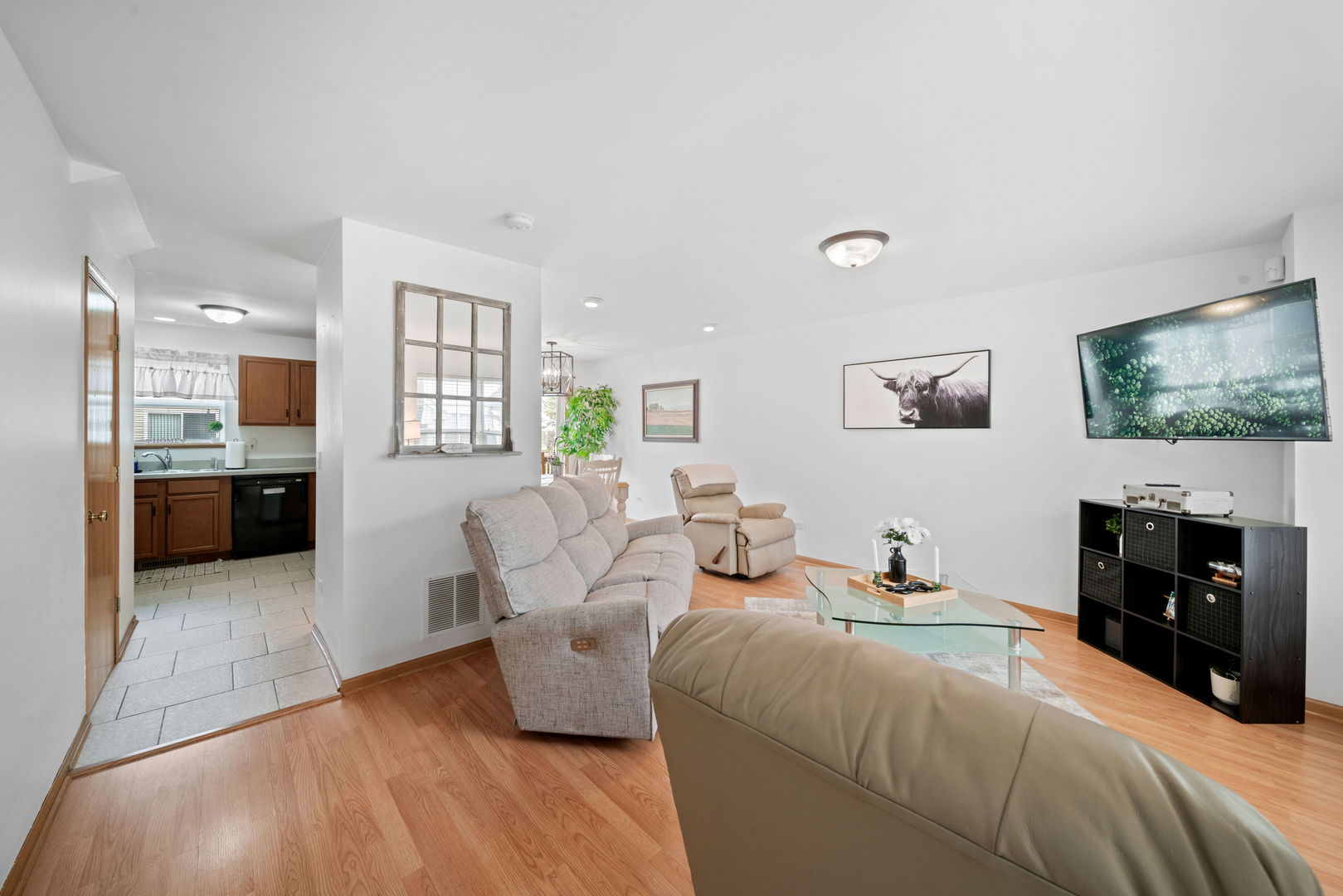 34325 North Barberry Road Round Lake, IL 60073 - Photo 4 of 21 a large bedroom with a bed and a flat screen tv