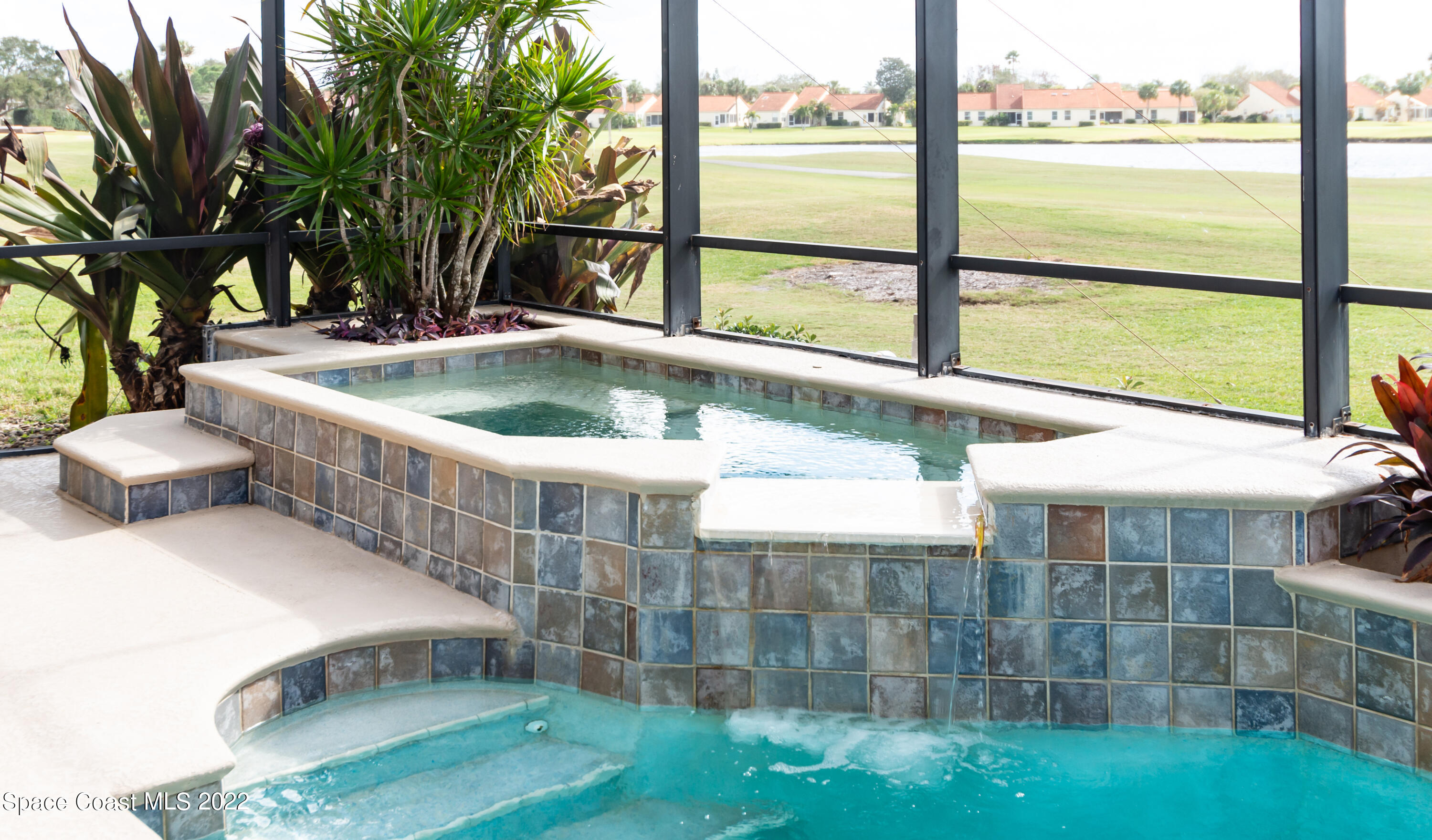 870 Kerry Downs Circle Melbourne, FL 32940 - Photo 33 of 41 a view of outdoor space and swimming pool