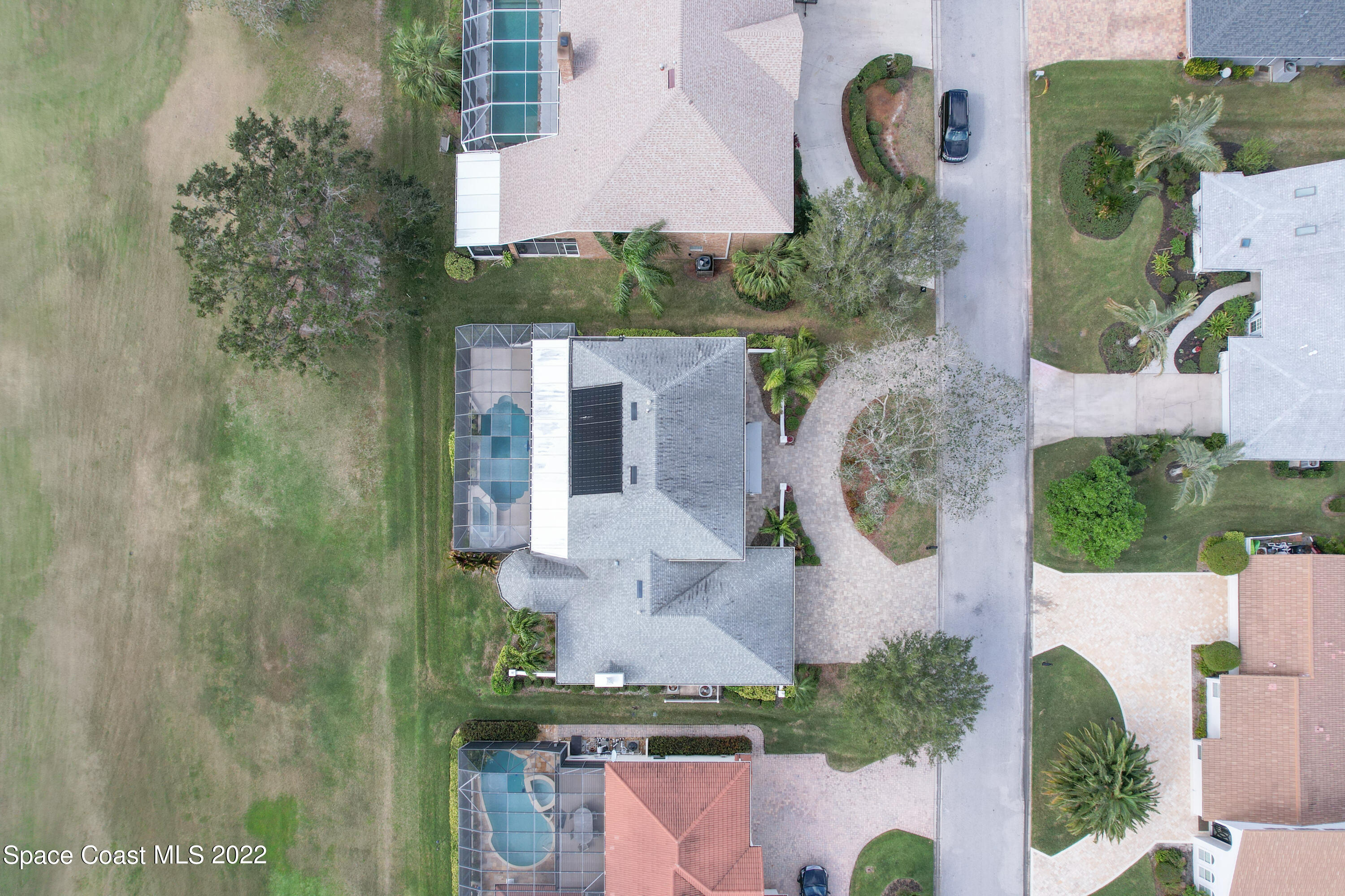 870 Kerry Downs Circle Melbourne, FL 32940 - Photo 39 of 41 an aerial view of a house
